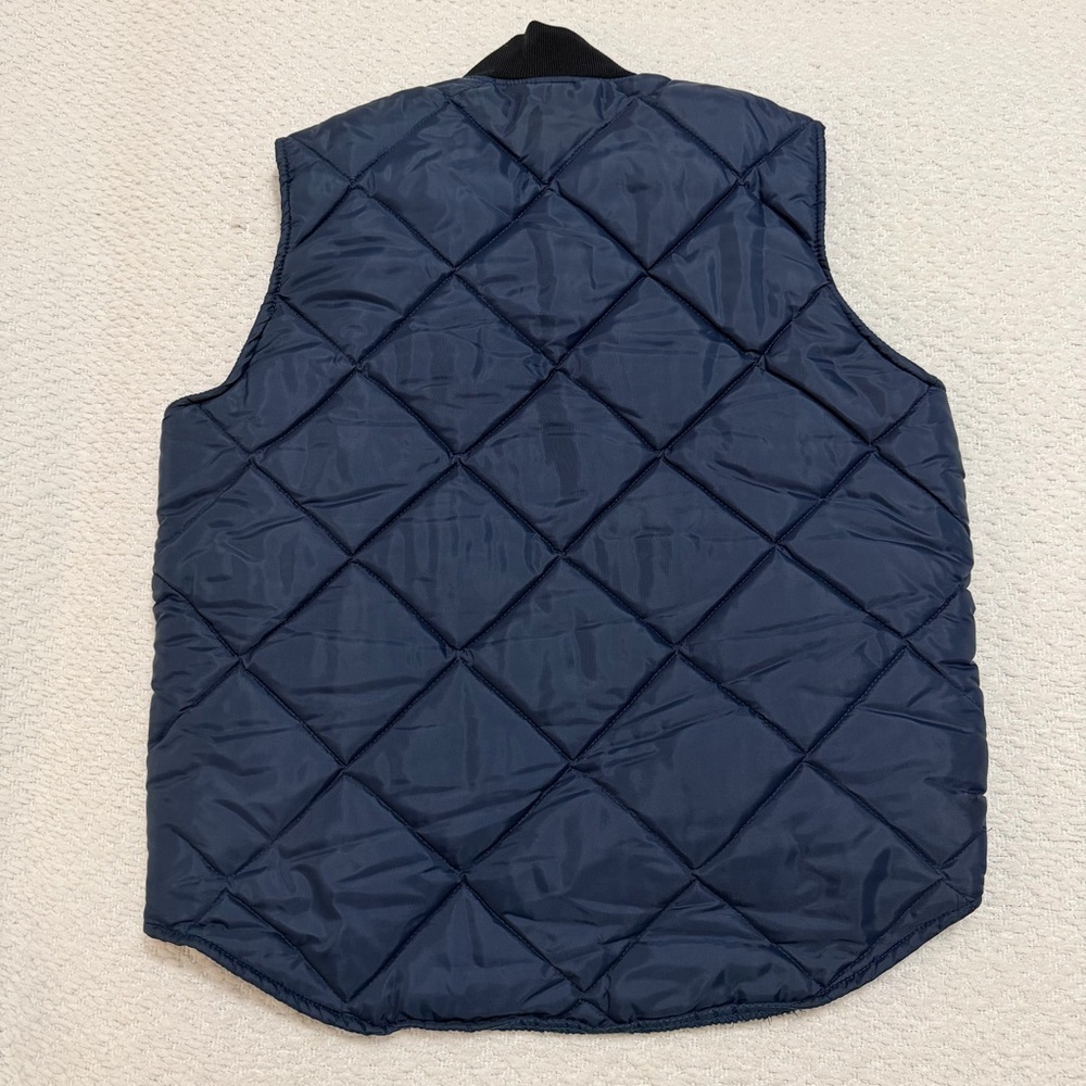Vintage Big Smith Blue Quilted Vest Men’s Size Large - Picture 6 of 7